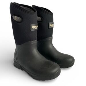 Bogs Bozeman Tall Black Seamless Boot Mens 8 Insulated Waterproof Outdoor Work